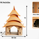 Illustration for article titled How Long Will It Take Your Furball to Shred One of These Incredible Cardboard Cathouses?
